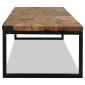 vidaXL Τραπεζάκι Σαλονιού 110 x 60 x 40 εκ. από Ξύλο Teak και Ρητίνη