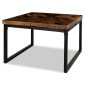 vidaXL Τραπεζάκι Σαλονιού 60 x 60 x 40 εκ. από Ξύλο Teak και Ρητίνη