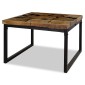 vidaXL Τραπεζάκι Σαλονιού 60 x 60 x 40 εκ. από Ξύλο Teak και Ρητίνη