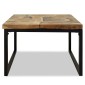 vidaXL Τραπεζάκι Σαλονιού 60 x 60 x 40 εκ. από Ξύλο Teak και Ρητίνη