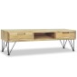 vidaXL Έπιπλο Τηλεόρασης 120 x 35 x 35 εκ. από Μασίφ Ξύλο Teak