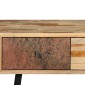vidaXL Τραπέζι Κονσόλα 120 x 30 x 76 εκ. Μασίφ Ανακυκλωμένο Ξύλο Teak