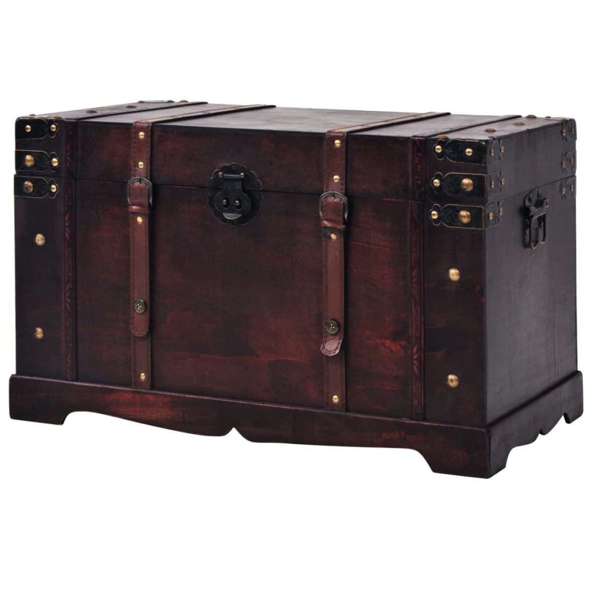 vidaXL Σεντούκι Θησαυρού Vintage Στιλ 66 x 38 x 40 εκ. Ξύλινο