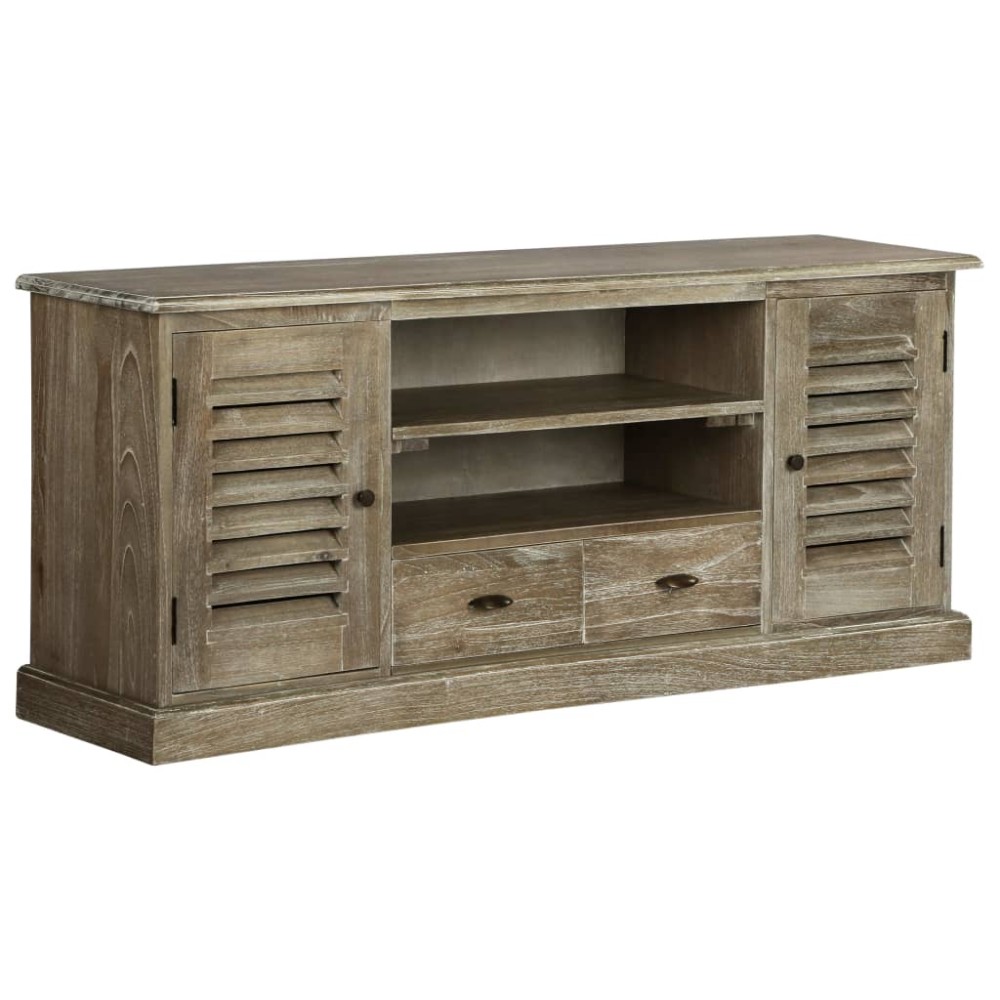 vidaXL Έπιπλο Τηλεόρασης 145 x 35 x 60 εκ. από Μασίφ Ξύλο Mindi