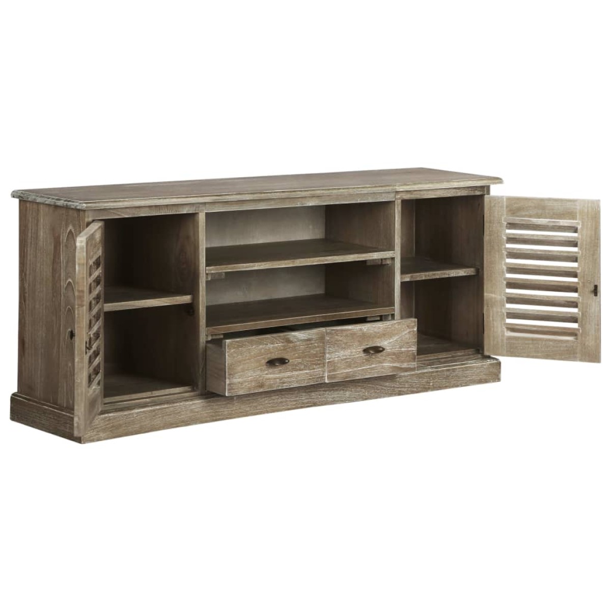 vidaXL Έπιπλο Τηλεόρασης 145 x 35 x 60 εκ. από Μασίφ Ξύλο Mindi