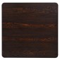 vidaXL Τραπέζι Bistro Τετράγωνο Σκούρο Σταχτί 80x80x75 εκ. MDF/Ατσάλι