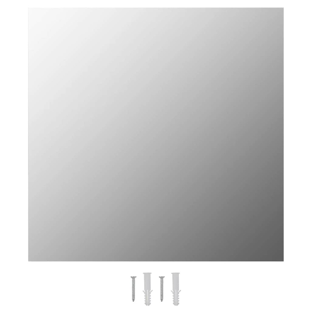 vidaXL Καθρέφτης Τοίχου Τετράγωνος 50 x 50 εκ. Γυάλινος
