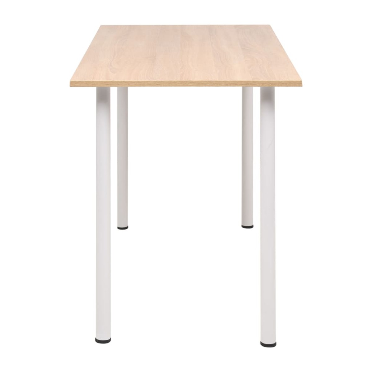 vidaXL Τραπεζαρία Χρώμα Δρυός και Λευκό 120 x 60 x 73 εκ.