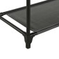vidaXL Κρεμάστρα Δαπέδου Μαύρη 55x28,5x175 εκ. Ατσάλι/Ύφασμα Non-woven