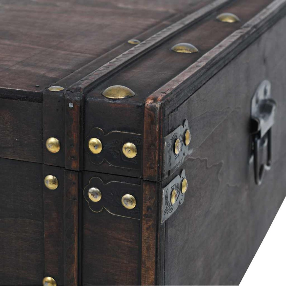 vidaXL Τραπεζάκι Σαλονιού σε Vintage Στιλ 120 x 55 x 35 εκ. Μασίφ Ξύλο