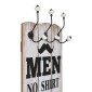 vidaXL Κρεμάστρα Τοίχου «MEN LADIES» με 6 Γάντζους 120 x 40 εκ.