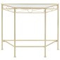 vidaXL Βοηθητικό Τραπέζι Vintage Στιλ Χρυσό 87 x 34 x 73 εκ. Μεταλλικό