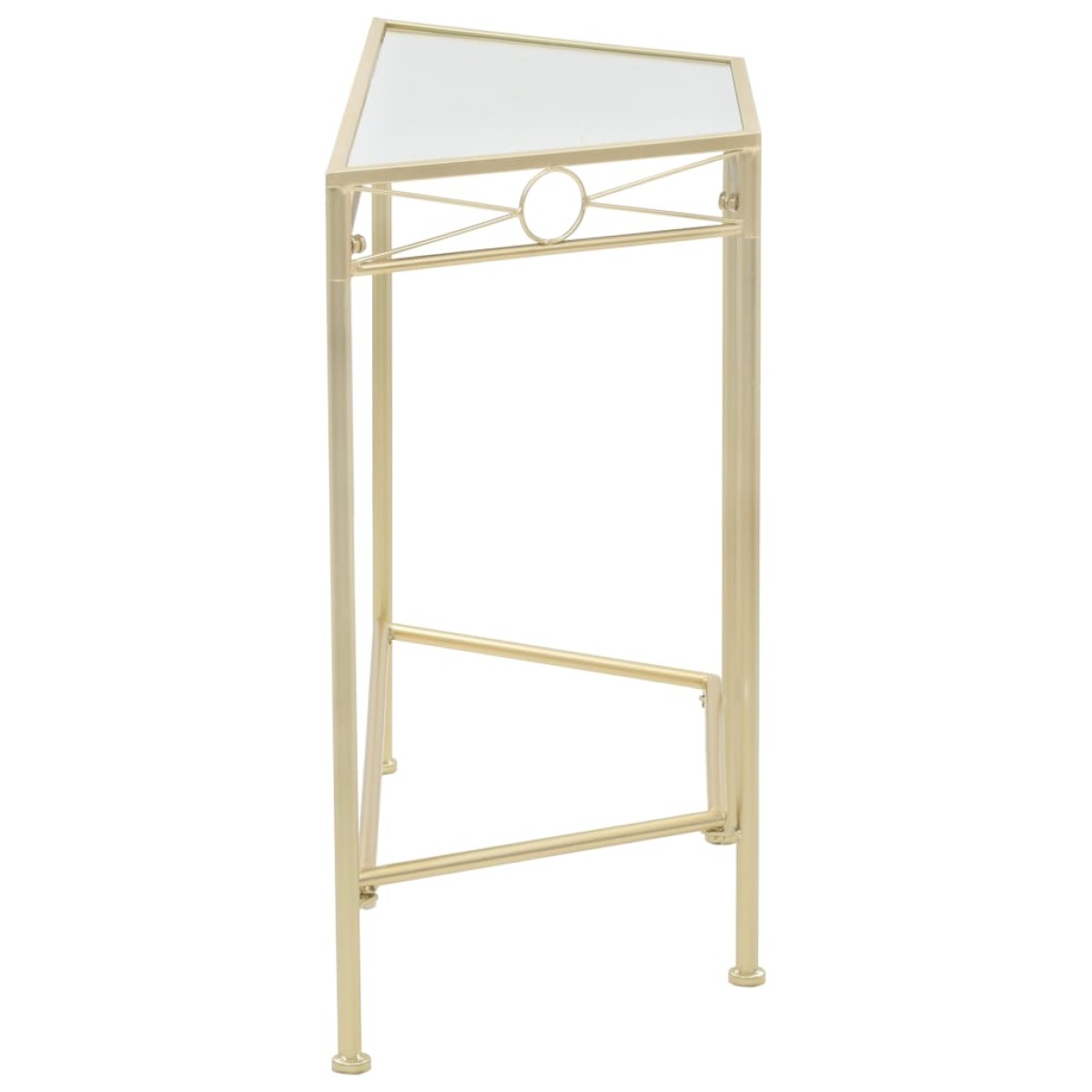 vidaXL Βοηθητικό Τραπέζι Vintage Στιλ Χρυσό 87 x 34 x 73 εκ. Μεταλλικό