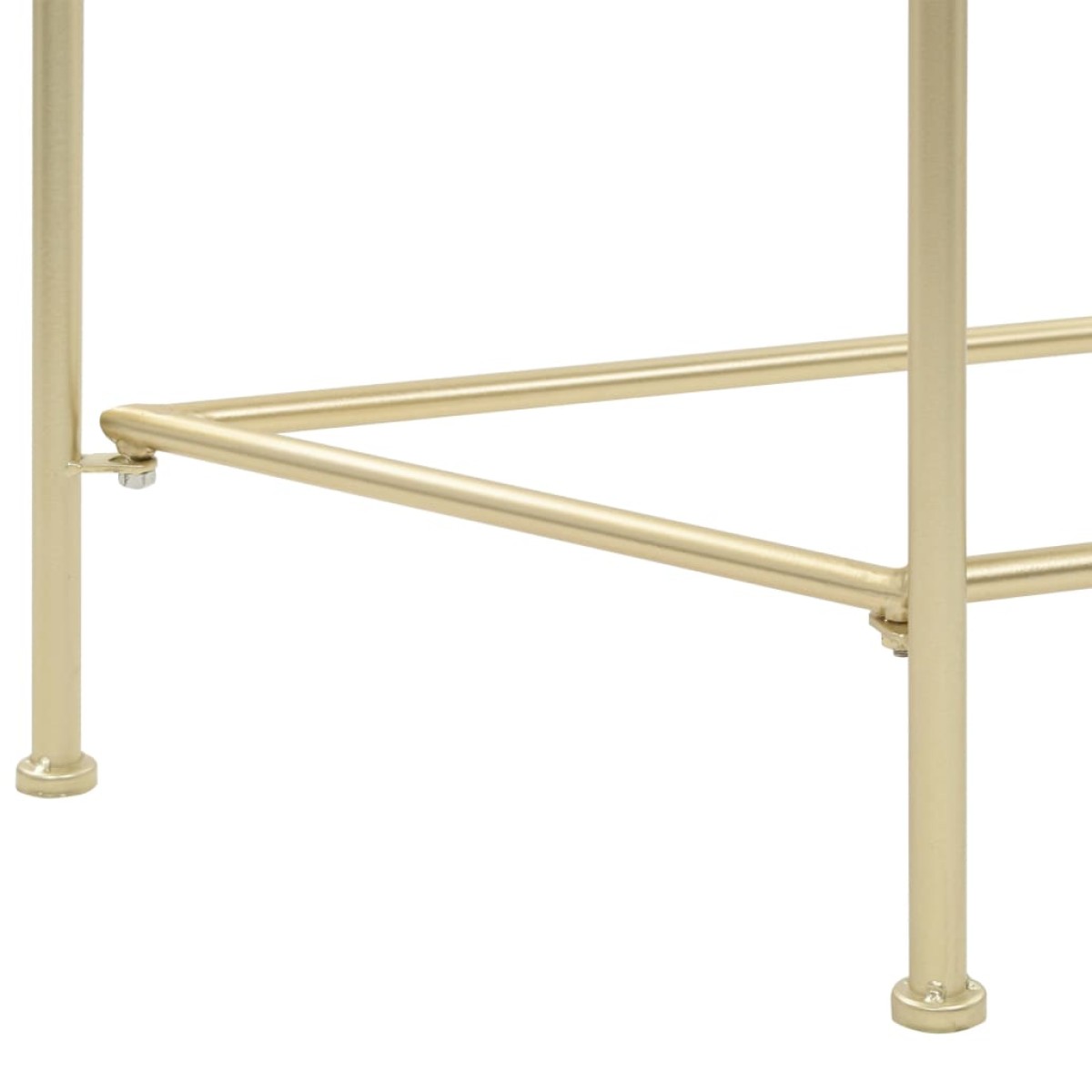 vidaXL Βοηθητικό Τραπέζι Vintage Στιλ Χρυσό 87 x 34 x 73 εκ. Μεταλλικό