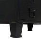 vidaXL Ντουλάπι με Βιομηχανικό Στιλ Μαύρο 67 x 35 x 107 εκ. Μεταλλικό