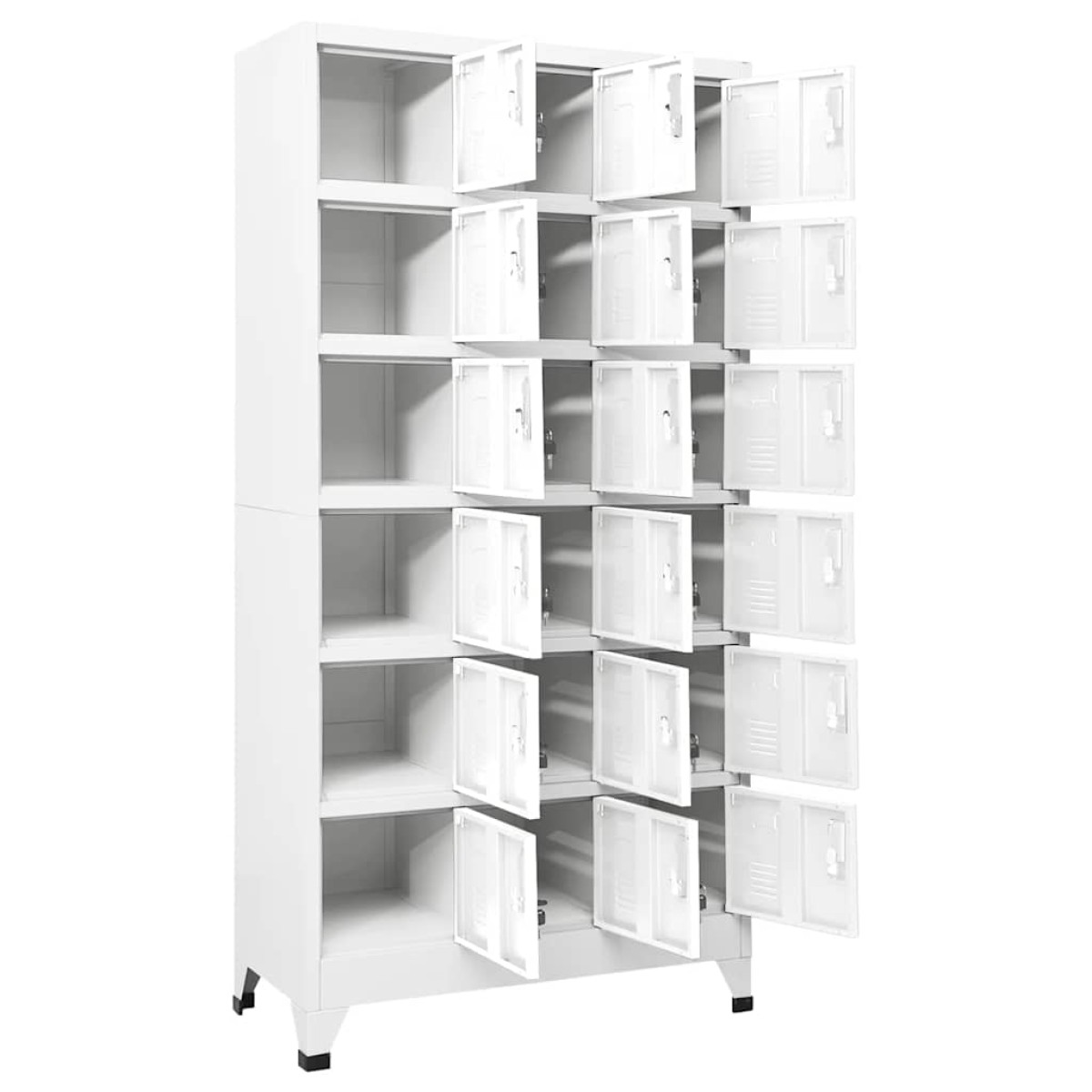 vidaXL Φοριαμός 90 x 40 x 180 εκ. Μεταλλικός με 18 Τμήματα