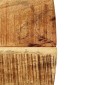 vidaXL Τραπεζαρία 120 x 77 εκ. Μασίφ Ακατέργαστο Ξύλο Μάνγκο / Ατσάλι