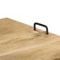 vidaXL Έπιπλο Τηλεόρασης 110 x 35 x 45 εκ. από Μασίφ Ξύλο Μάνγκο