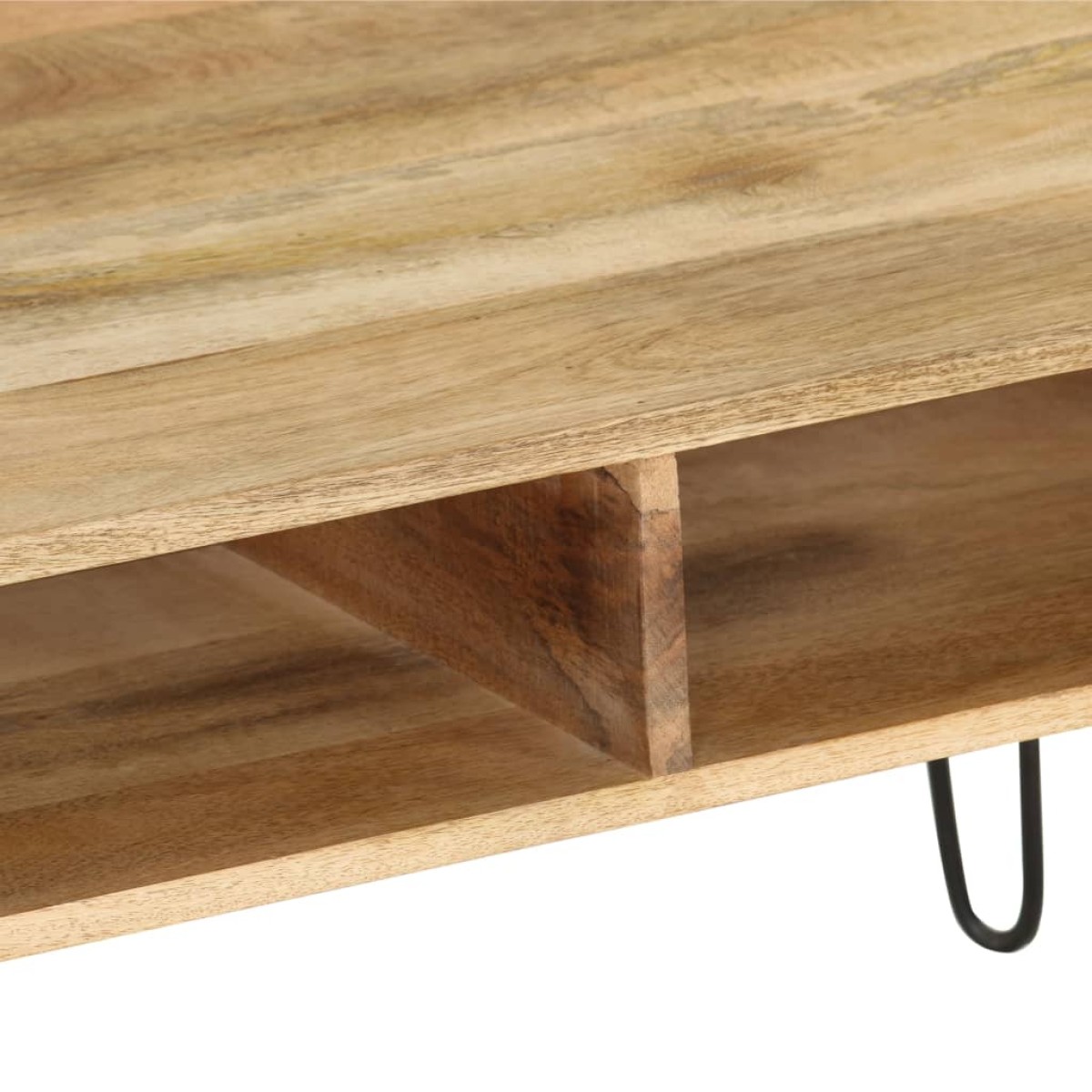 vidaXL Έπιπλο Τηλεόρασης 110 x 35 x 45 εκ. από Μασίφ Ξύλο Μάνγκο