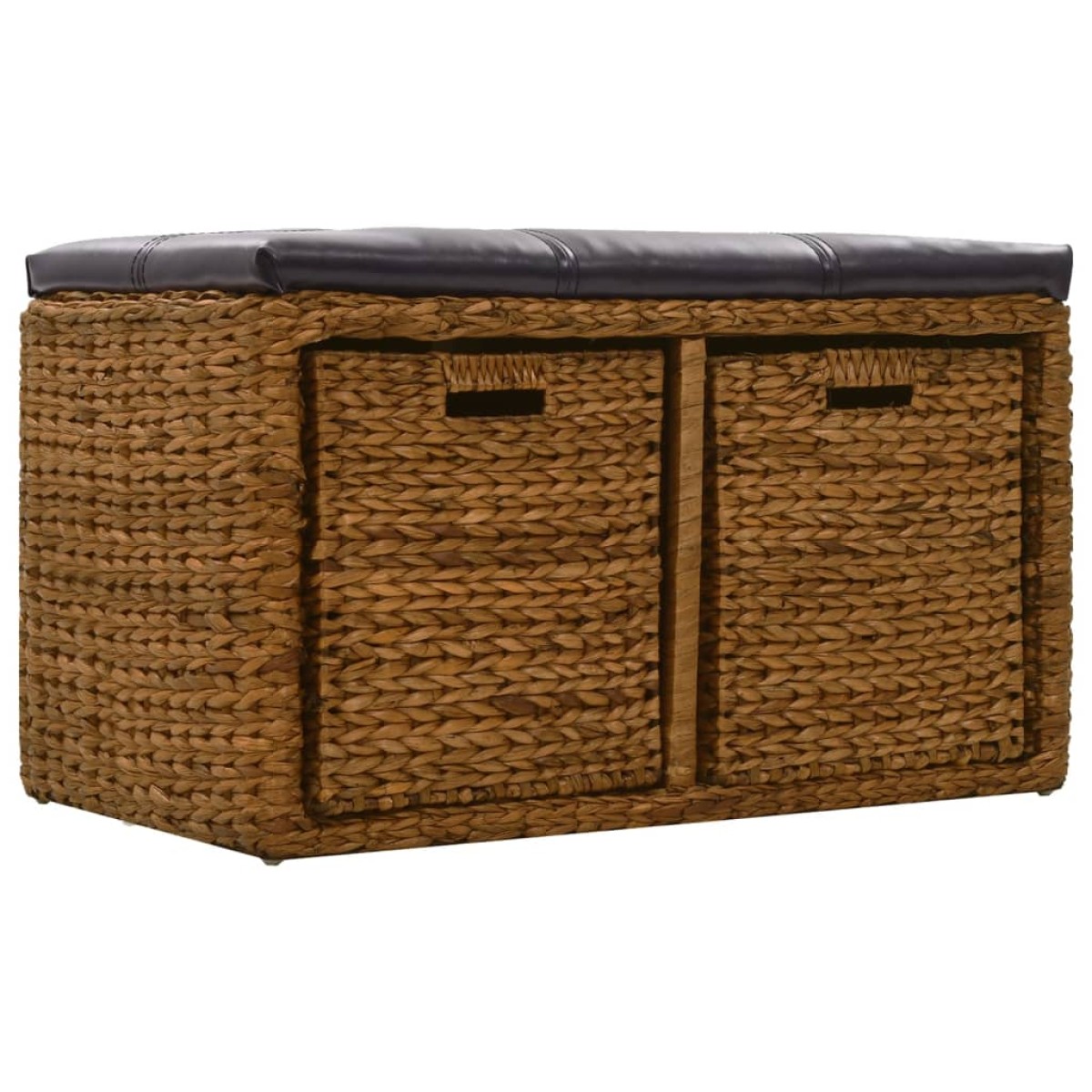vidaXL Πάγκος με 2 Καλάθια Καφέ 71 x 40 x 42 εκ. από Seagrass