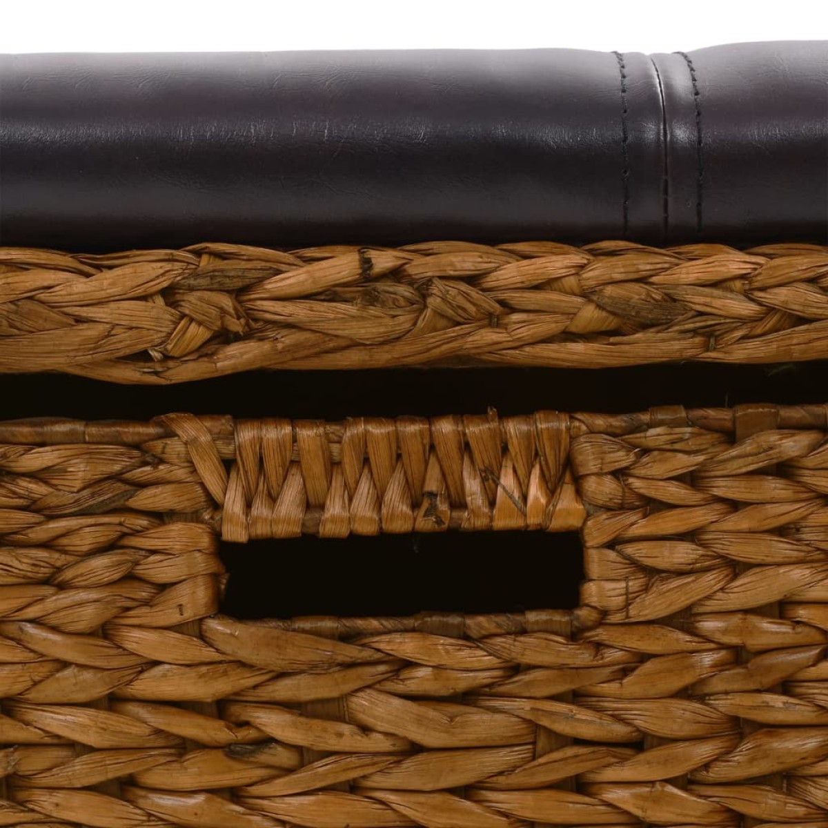 vidaXL Πάγκος με 2 Καλάθια Καφέ 71 x 40 x 42 εκ. από Seagrass