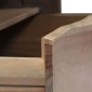 vidaXL Τραπέζι Σαλονιού Live Edge Γκρι 90x50x40 εκ. Μασίφ Ξύλο Ακακίας