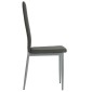 vidaXL Καρέκλες Τραπεζαρίας 4 τεμ. Γκρι από Συνθετικό Δέρμα