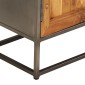 vidaXL Ντουλάπι 65 x 30 x 70 εκ. Ανακυκλωμένο Ξύλο Teak & Ατσάλι