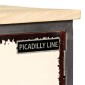 vidaXL Έπιπλο Τηλεόρασης 120x30x45 εκ. από Μασίφ Ξύλο Μάνγκο & Ατσάλι