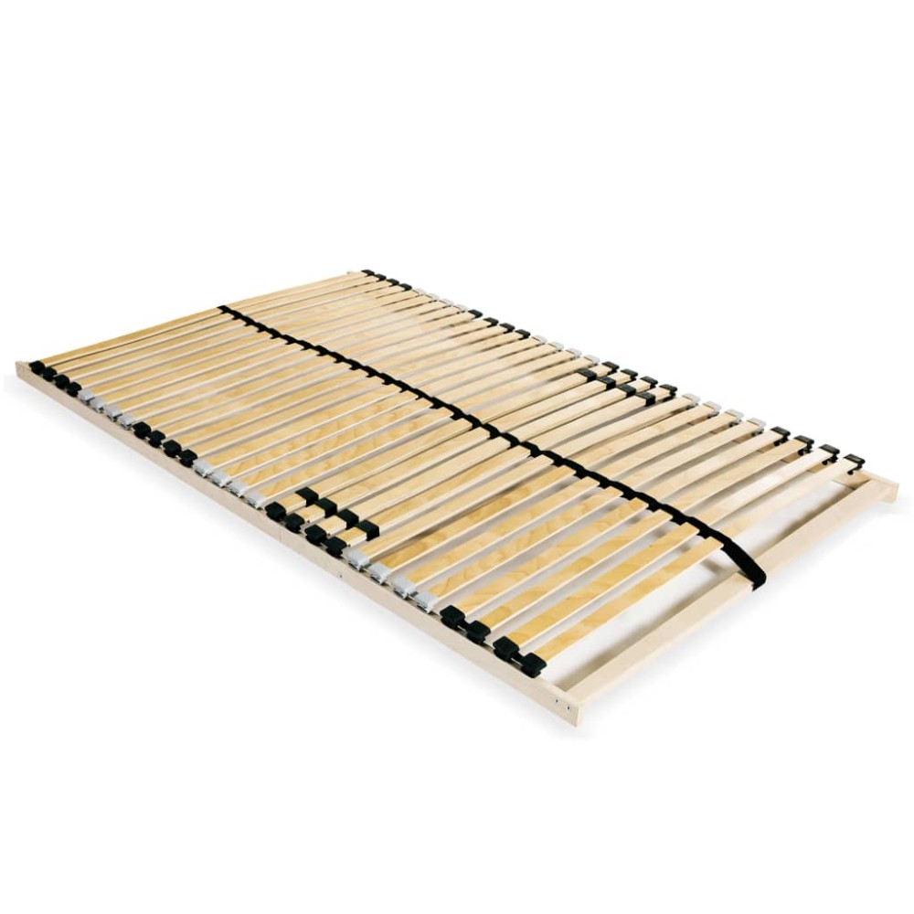vidaXL Τελάρο Κρεβατιού με 28 Σανίδες & 7 Ζώνες 140 x 200 εκ.