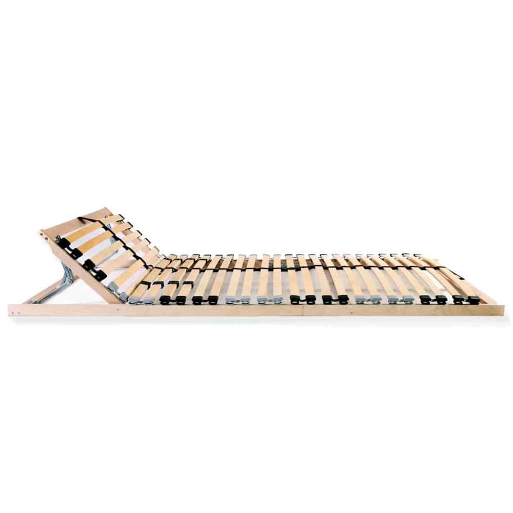 vidaXL Τελάρο Κρεβατιού με 28 Σανίδες & 7 Ζώνες 70 x 200 εκ.