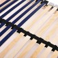 vidaXL Τελάρο Κρεβατιού με 42 Σανίδες & 7 Ζώνες 90 x 200 εκ.