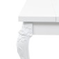 vidaXL Τραπεζαρία Γυαλιστερή Λευκή 179 x 89 x 81 εκ.