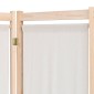 vidaXL Διαχωριστικό Δωματίου με 5 Πάνελ Κρεμ 200x170x4 εκ. Υφασμάτινο