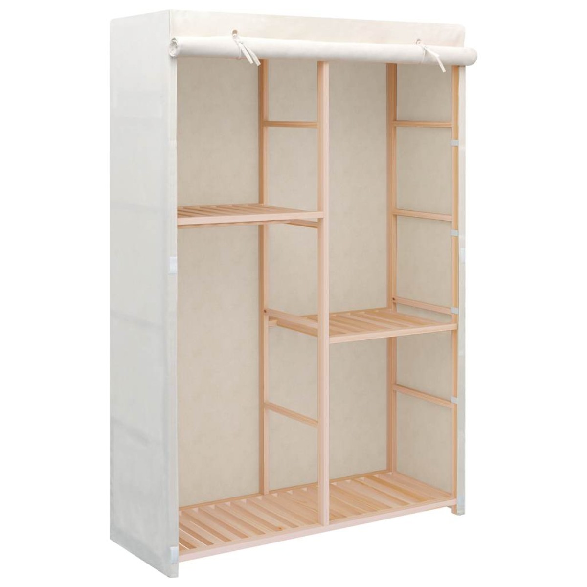 vidaXL Ντουλάπα Ρούχων με 3 Ράφια 110 x 40 x 170 εκ.