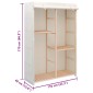 vidaXL Ντουλάπα Ρούχων με 3 Ράφια 110 x 40 x 170 εκ.