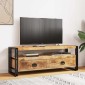 vidaXL Έπιπλο Τηλεόρασης 120 x 35 x 45 εκ. από Μασίφ Ξύλο Μάνγκο