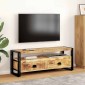vidaXL Έπιπλο Τηλεόρασης 120 x 35 x 45 εκ. από Μασίφ Ξύλο Μάνγκο