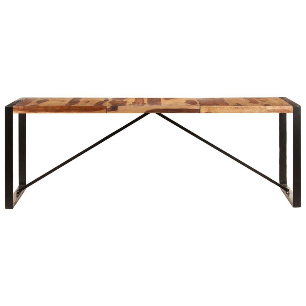 vidaXL Τραπεζαρία 220 x 100 x 75 εκ. από Μασίφ Ξύλο Ακακίας