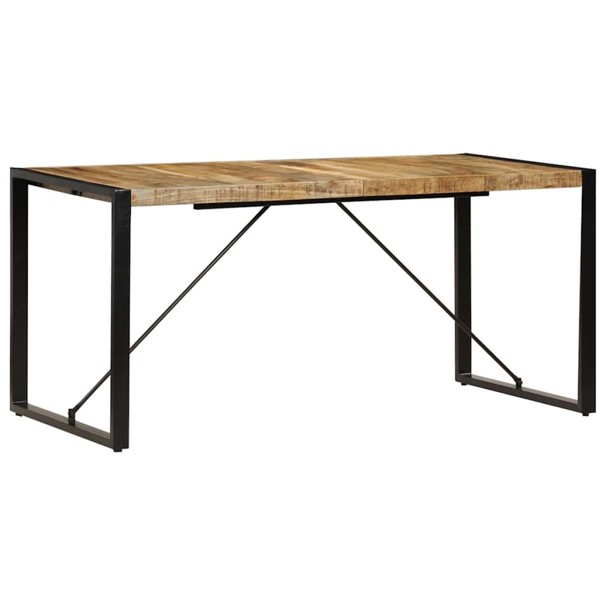 vidaXL Τραπεζαρία 160 x 80 x 75 εκ. από Μασίφ Ξύλο Μάνγκο