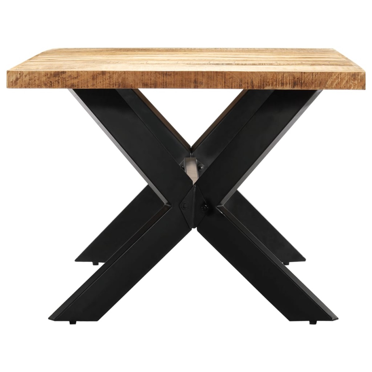 vidaXL Τραπεζαρία 200 x 100 x 75 εκ. από Μασίφ Ξύλο Μάνγκο