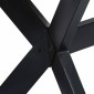 vidaXL Τραπεζαρία 160 x 80 x 75 εκ. από Μασίφ Ακατέργαστο Ξύλο Μάνγκο