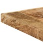 vidaXL Τραπεζαρία 140 x 70 x 75 εκ. από Μασίφ Ακατέργαστο Ξύλο Μάνγκο