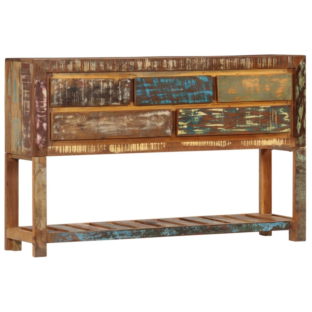 vidaXL Κονσόλα 120 x 30 x 75 εκ. από Μασίφ Ανακυκλωμένο Ξύλο