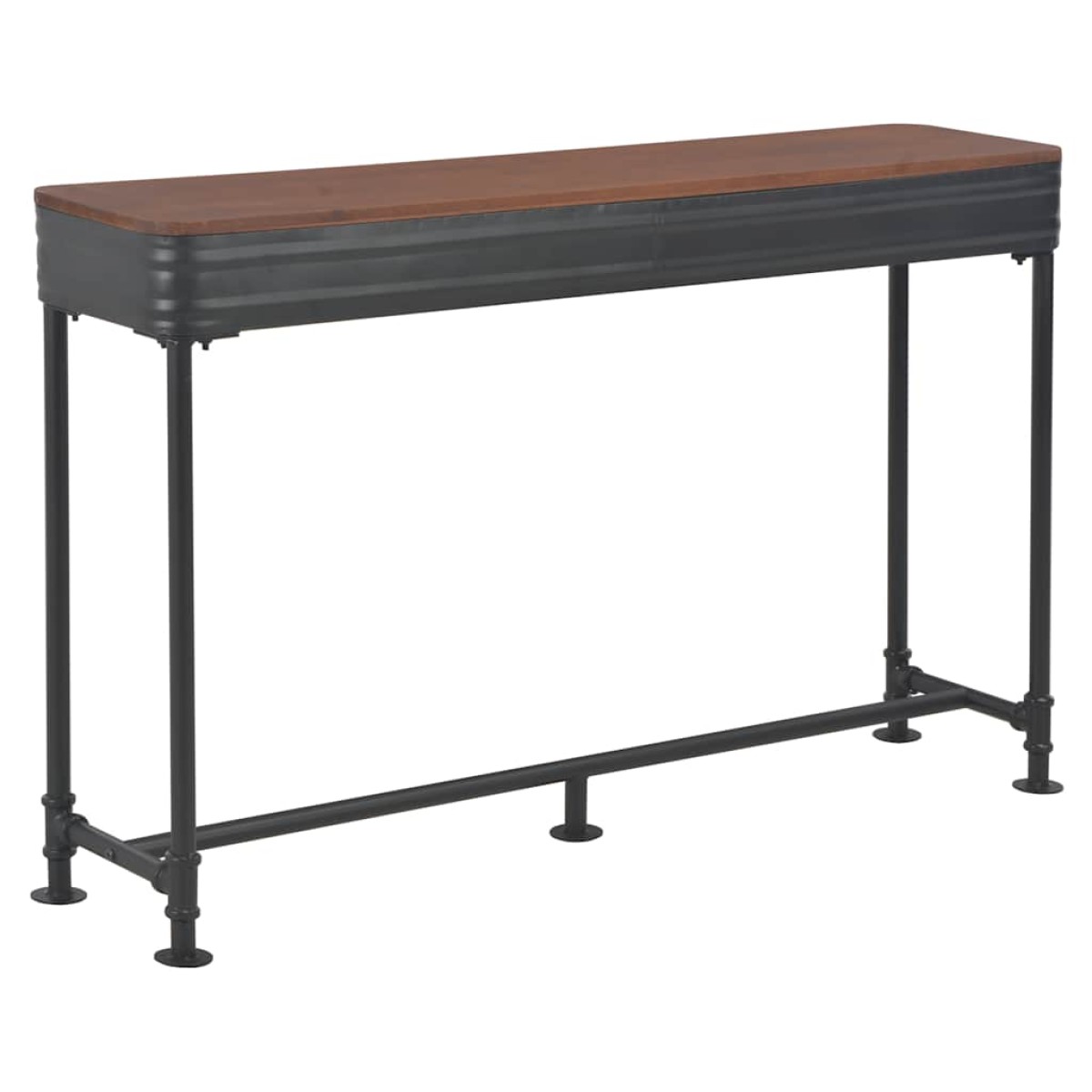 vidaXL Κονσόλα Τραπέζι με 2 Συρτάρια 120x30x75 εκ. Μασίφ Ξύλο Ελάτης