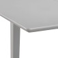 vidaXL Τραπεζαρία Επεκτεινόμενη Γκρι (80-120) x 80 x 74 εκ. από MDF