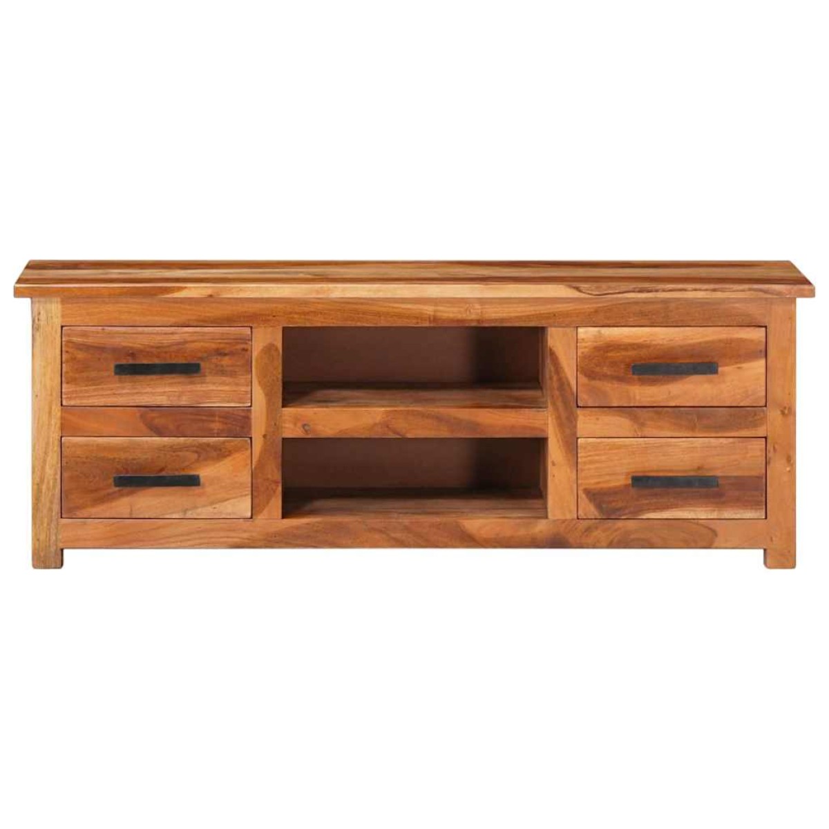 vidaXL Έπιπλο Τηλεόρασης 110 x 30 x 40 εκ. από Μασίφ Ξύλο Sheesham