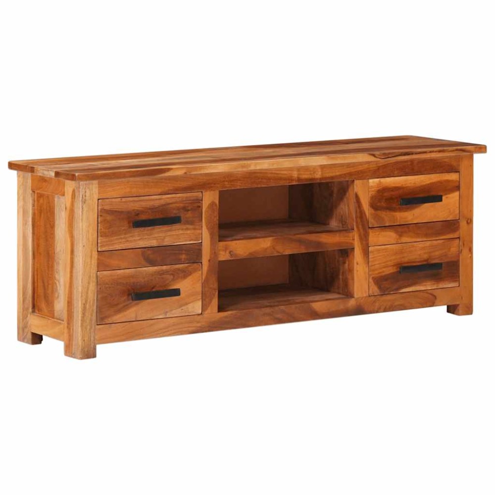 vidaXL Έπιπλο Τηλεόρασης 110 x 30 x 40 εκ. από Μασίφ Ξύλο