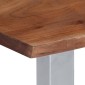 vidaXL Τραπεζάκι Σαλονιού Live Edge 60x60x40 εκ. Μασίφ Ξύλο Ακακίας