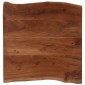 vidaXL Τραπεζάκι Σαλονιού Live Edge 60x60x40 εκ. Μασίφ Ξύλο Ακακίας